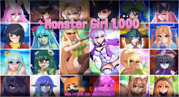 TwistedScarlett - Monster Girl 1,000 v19.3.1 Win/Mac Porn Game