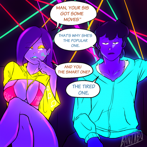Banjabu - Neon Party (Gravity Falls) ENG ESP Porn Comics